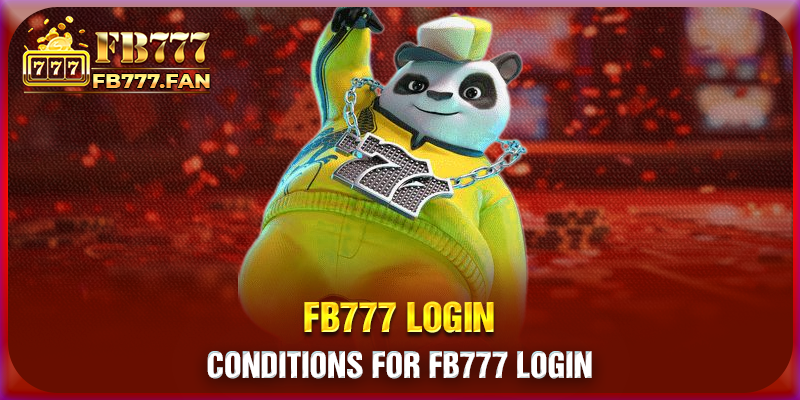 Conditions for FB777 login