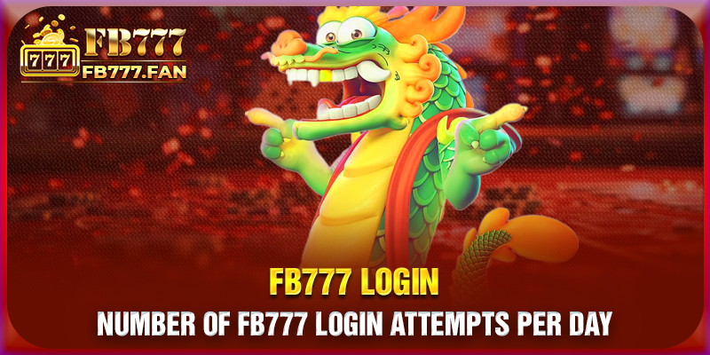 Number of FB777 login attempts per day