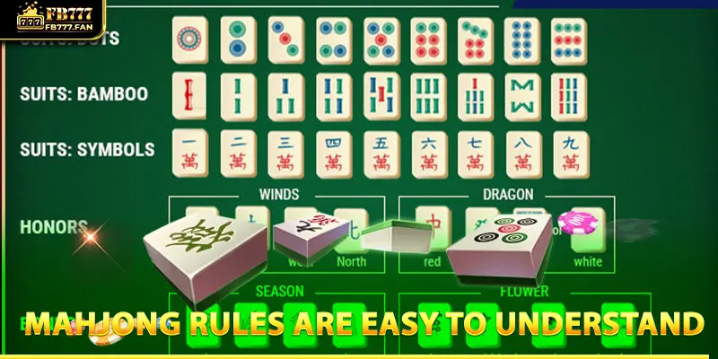 Mahjong rules are easy to understand